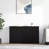 Šoninės lentynos 2 pcs Juodas ąžuolas 60 x 30 x 70 cm