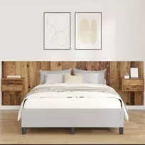 Galvos aukštas su spinta 3 pcs Senovinis medis Apdirbta mediena