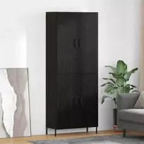 Aukštas spintelė Juodas ąžuolas 69,5 x 34 x 180 cm