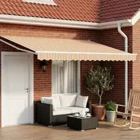 Elektrinė ištraukiama pavėsinė Mėlyna, Oranžinė, Balta 4 × 3 m