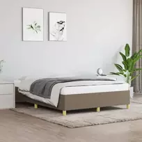 Lovos rėmas be čiužinio, taupe spalvos, 140x200cm, audinys