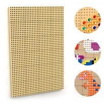 Masterkidz manipuliacinė STEM sieninė lenta (80 × 120 cm) + montavimo panelis