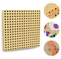 Masterkidz sieninė STEM edukacinė lenta (40 × 40 cm) + montavimo panelis