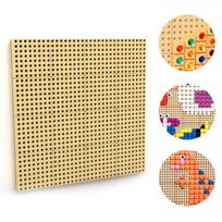 Masterkidz sieninė STEM edukacinė lenta (80 × 80 cm) + montavimo panelis