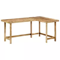 Rašomasis stalas 165x110x75 cm Masyvo medžio mango