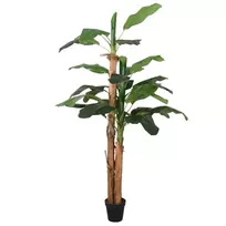 Dirbtinis bananmedis, žalios spalvos, 200cm, 22 lapai