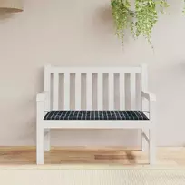 Sodo suoliuko pagalvėlė, 120x50x4cm, audinys, juodi langeliai