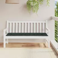 Sodo suoliuko pagalvėlė, 150x50x4cm, audinys, juodi langeliai