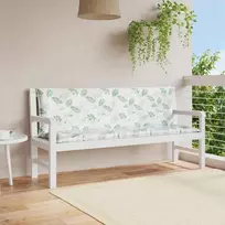 Suoliuko pagalvėlės, 2vnt., 150x50x7cm, audinys, su lapais