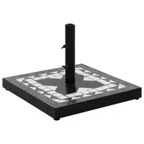 Skėčio stovas, juodos ir baltos spalvos, apskritas, 12kg