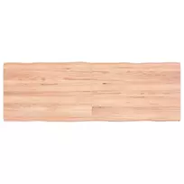 Stalviršis, šviesiai rudas, 120x40x(2-4) cm, medienos masyvas