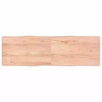 Stalviršis, šviesiai rudas, 160x50x(2-4) cm, medienos masyvas