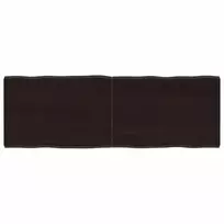 Stalviršis, tamsiai ruda, 120x40x(2-4) cm, medienos masyvas