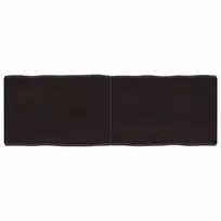 Stalviršis, tamsiai ruda, 120x40x(2-6) cm, medienos masyvas