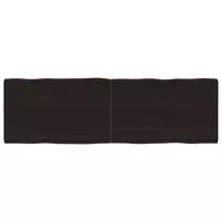 Stalviršis, tamsiai ruda, 160x50x(2-6) cm, medienos masyvas