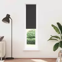 Roletas Blackout Juoda 40x210 cm Audinio plotis 35,7 cm