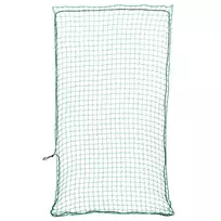 Tinklas priekabai su elastine virve, žalias, 2,7x1,5m, PP