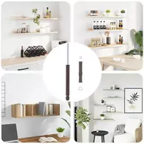 Svorio lentynų laikikliai 12 pcs Smėlio Ø12 x 190 mm Plienas