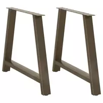 Valgomojo stalo kojelės, A formos, 2 vnt., 100 x (72-73) cm, plienas