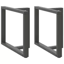 Valgomojo stalo kojos, 2 vnt., antracito spalvos, 90x35x(72-73) cm, plienas