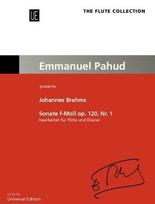 Sonate: Emmanuel Pahud presents. op. 120/1. für Flöte und Klavier.