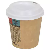 Popieriniai kavos puodelių dangteliai, Ø60mm, 4oz, 1000vnt.
