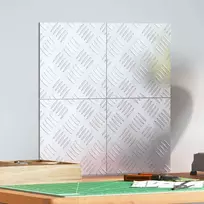 Laiptų danga Kvadrato 4 pcs Sidabro 20 x 20 cm Aliuminis