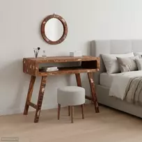 Makiažo stalas Ruda 90 x 76 x 45 cm Kietas atkurtas medis