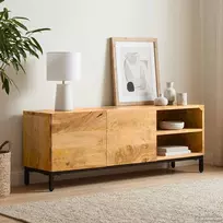 Saugojimo spintos Ruda 110 x 30 x 40 cm Kietas mango medis