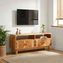 Saugojimo spintos Ruda 110 x 30 x 45 cm Kietas mango medis