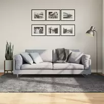 Kilimas HUARTE, antracito, 160x230 cm, trumpi šereliai