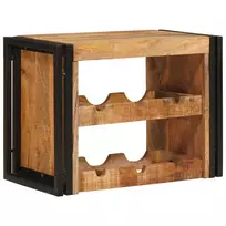 Vyno stovas Ruda 60 x 45 x 33 cm Kietas Rupus Mangų Medis