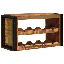 Vyno stovas Ruda 80 x 45 x 33 cm Kieta atnaujinta mediena