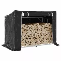 Stovas malkoms su apdangalu nuo lietaus, 151x80,5x110,5cm