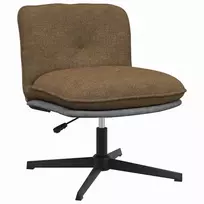 Pasukama biuro kėdė, taupe spalvos, audinys