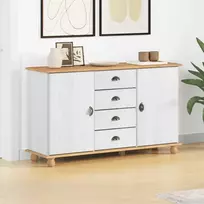 Kabalas su stalčių ASKIM 133,5 x 40 x 79 cm Pušies masyvas