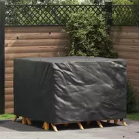 Baldų uždangalas Juoda 125 x 125 x 74 cm 420D Oksfordo audinys