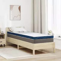 Čiužinio papildymas Balta 80 x 200 cm Žakardinis audinys