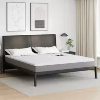 Čiužinio papildymas Balta 180 x 200 cm Megztas audinys