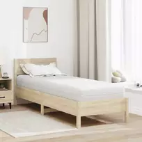 Čiužinys Baltas 70 x 200 cm Kišeninė spyruoklė