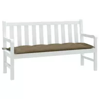 Sodo suoliuko pagalvėlė, taupe mišinys, 150x50x7cm, audinys