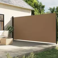 Ištraukiama šoninė markizė, taupe spalvos, 220x500cm