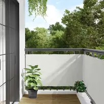 Privatumo suteikianti balkono pertvara, balta, 700x120cm, PVC