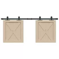 stumdomų spintelių durų komplektas 122 cm anglinis plienas