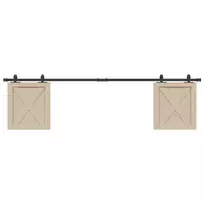 stumdomų spintelių durų komplektas 200 cm anglinis plienas