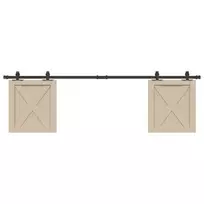 stumdomų spintelių durų komplektas 183 cm anglinis plienas
