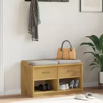 Prieškambario suoliukas SANDNES 87x40x50 pušies masyvo