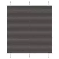 plisuota žaliuze juoda 120x100 cm audinio plotis 119,4 cm