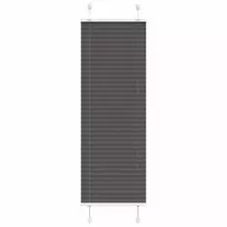 Plisuota žaliuze juoda 50x150 cm audinio plotis 49,4 cm