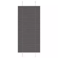 Plisuota žaliuze juoda 65x150 cm audinio plotis 64,4 cm